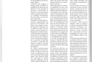 Concorso di Idee urbanistiche - Stazione