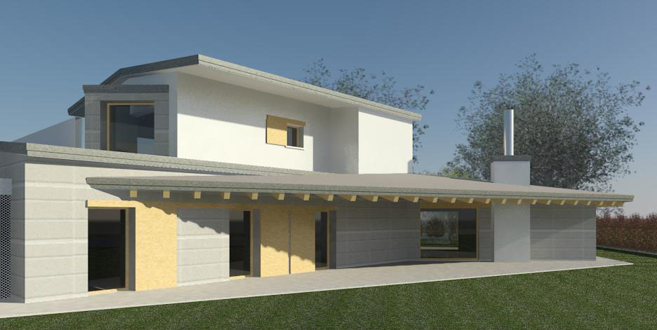 Progetto di casa in legno